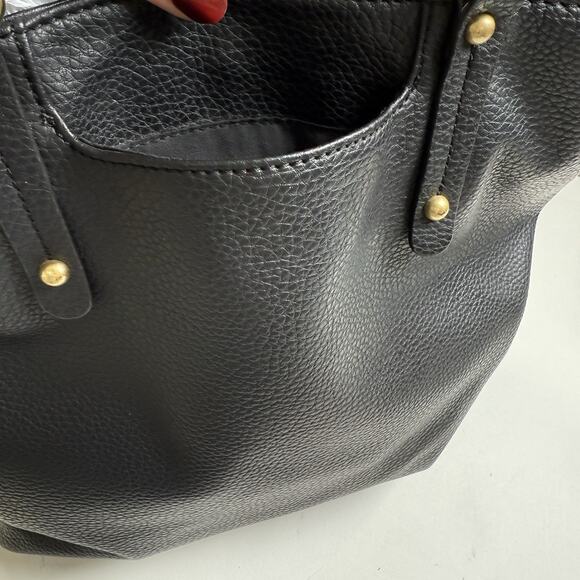 Relic Black Faux Leather Concealed Carry Purse Croc Embossed Western Boho - Picture 5 of 11